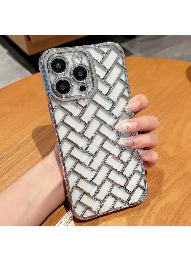 اس-توب جراب لهاتف iPhone 13 Pro Max، جراب هاتف منسوج بتقنية الطلاء الكهربائي ثلاثي الأبعاد والنقش بالليزر - Image 1