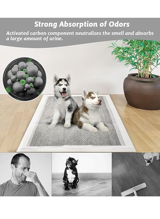 Ultra Absorbent Carbon Pet Pee Pads Disposable Odor Control Carbon Pet Dog and Puppy Training Pads Quick Drying Leak Proof Pee Pads (S 33 X 45cm 100Pcs) - Image 3