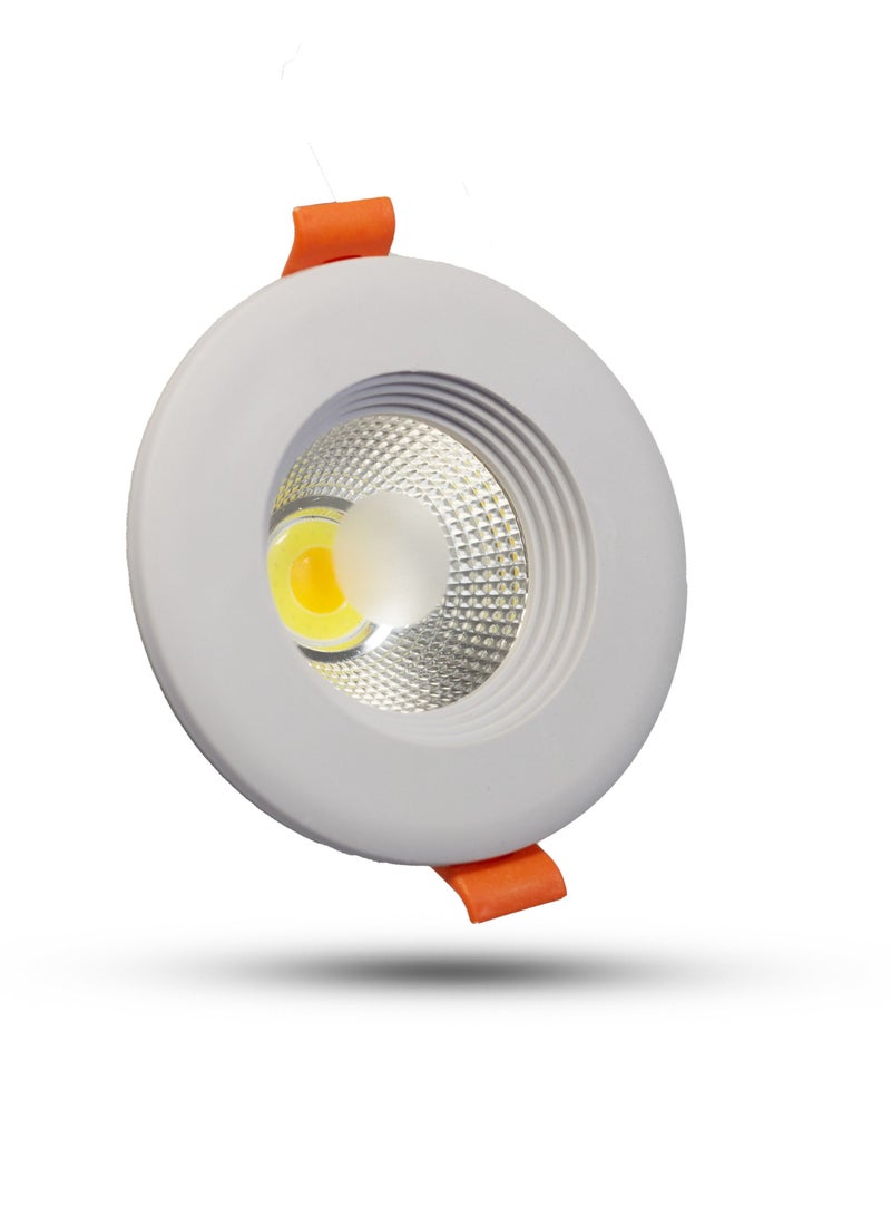 Spotlight 7cm 7W LED three colors 10pcs COB kit - Image 2