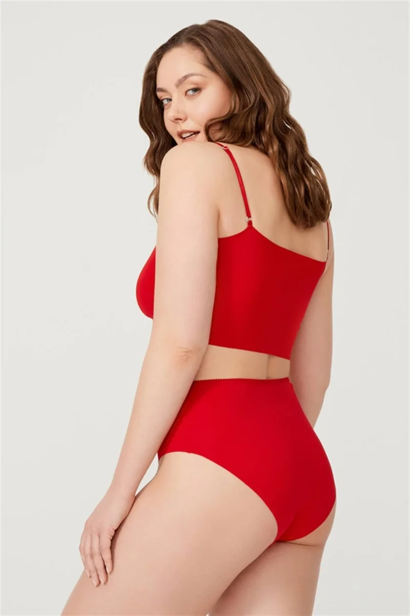 كوتن هيل Basic High Waist Plus Size Women's Laser Panties 10 Pack