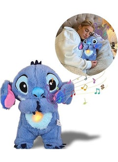 General Stitch Cute Cartoon Anxiety Relief Plush Toys, New Breath Cartoon Plush Toys 2024, Blue Aliens Breathing Rhythm, Otter Sleep Companion Adult Sleep  - Image 1