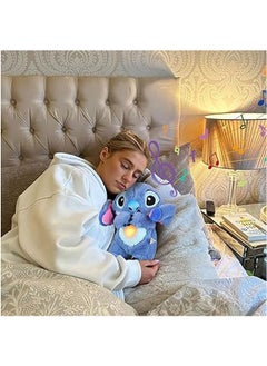 General Stitch Cute Cartoon Anxiety Relief Plush Toys, New Breath Cartoon Plush Toys 2024, Blue Aliens Breathing Rhythm, Otter Sleep Companion Adult Sleep  - Image 3