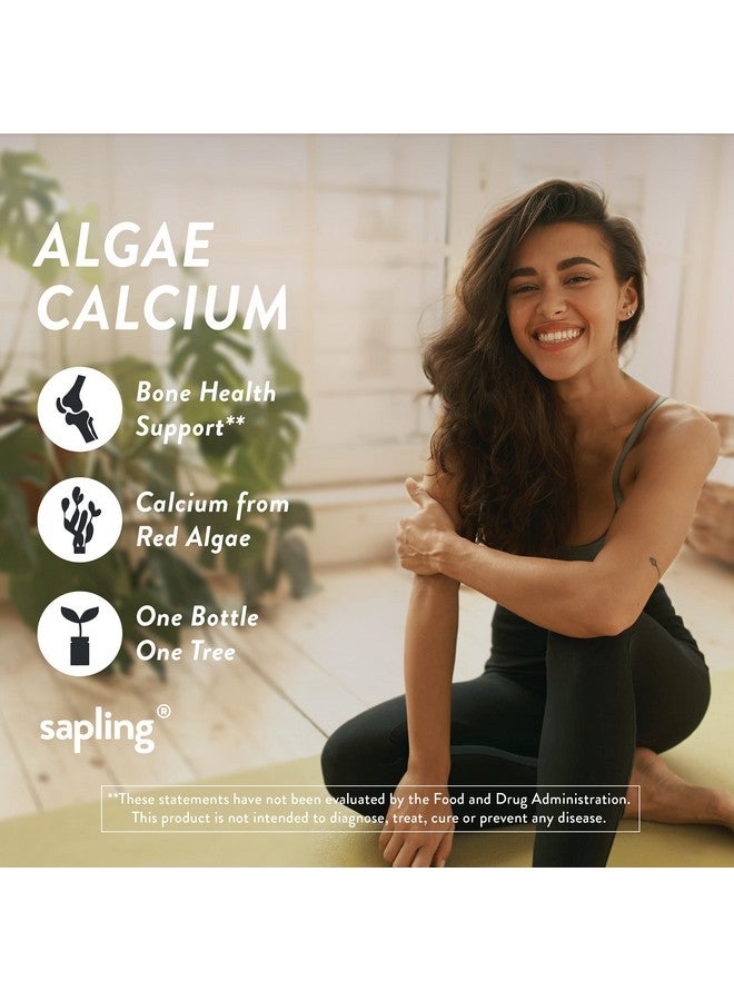 sapling Calcium Supplement Whole Food With Vitamin K2 & D3 Magnesium Zinc Boron Mineral Complex. Sourced Sustainably From Red Algae. For Bone Strength And Support. Nongmo & Vegan 90 Capsules.  - Image 3