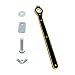Tuxihapp Car Jack Ratchet Wrench 360 Swivel LaborSaving Scissor Jack Lift Speed Handle Tool for Tire Wheel Positive Reversal Knob Design Jack Lug Wrench for Travel Truck SUV Motorcycle Black - Image 2