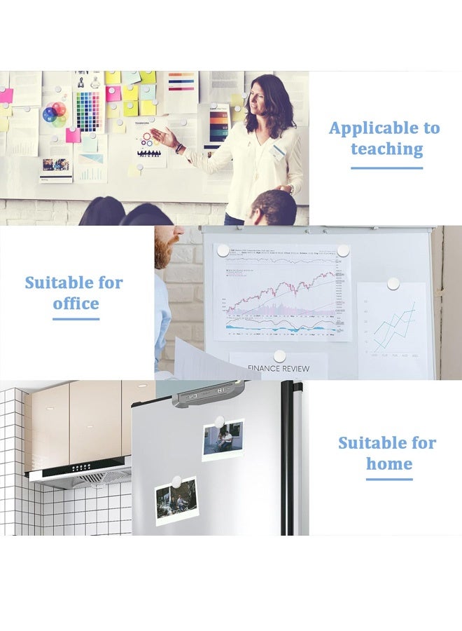 20 Pcs Strong Neodymium Magnets, Round Rare Earth Heavy Duty, Small Fridge Magnets for Craft, Office, DIY, Cabinet, Scientific - 0.79x0.08 inch - Image 4