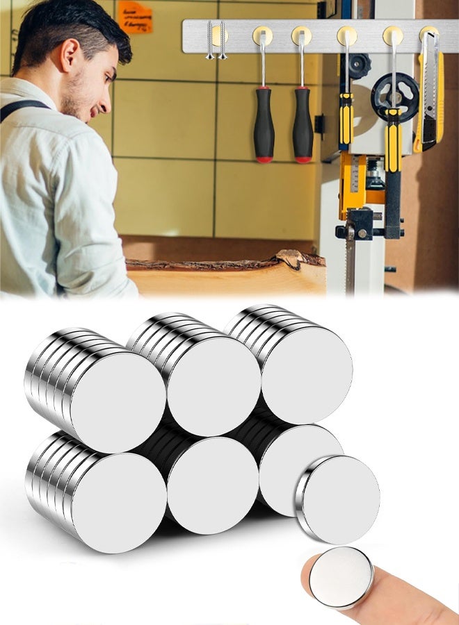 20 Pcs Strong Neodymium Magnets, Round Rare Earth Heavy Duty, Small Fridge Magnets for Craft, Office, DIY, Cabinet, Scientific - 0.79x0.08 inch - Image 1
