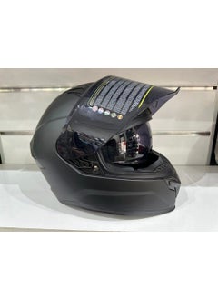 MTS Helmet Pro 910 Matte Black with Sunglasses  - Image 2