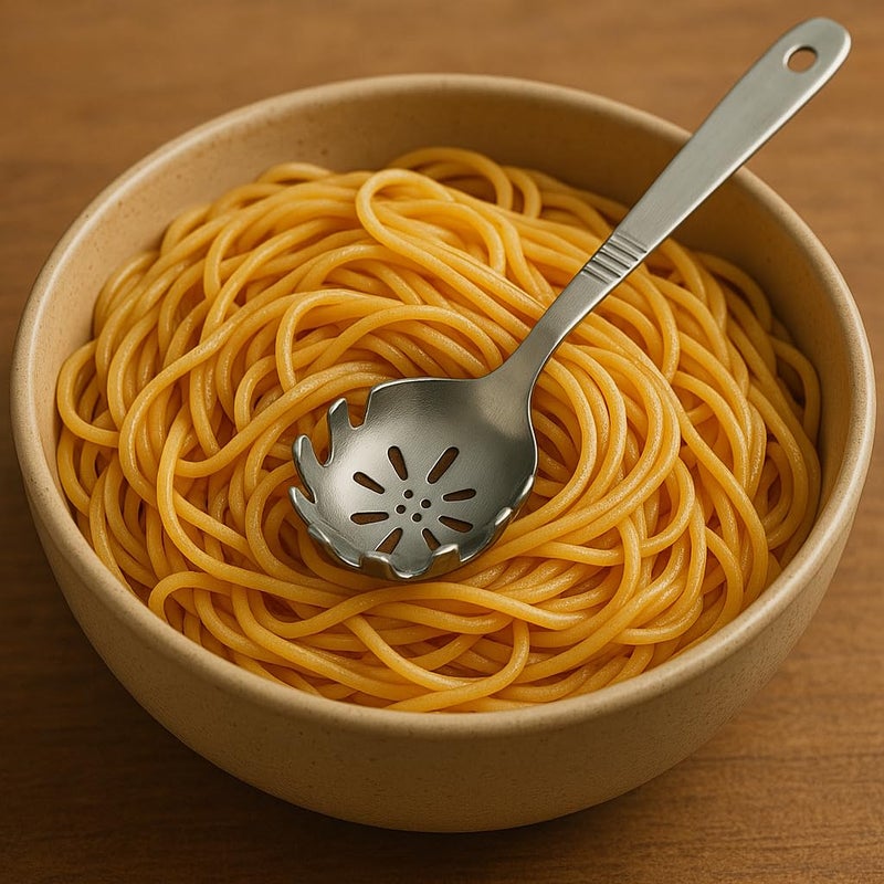 v c Stainless Steel Long Handle Spaghetti Noodles Pasta Serving Spoon, Pack of One Piece - Image 2