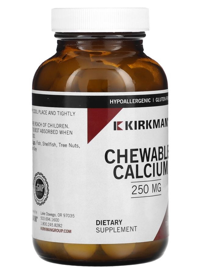 Kirkman Labs Calcium Chewable 250 mg 120 Tablets - Image 2