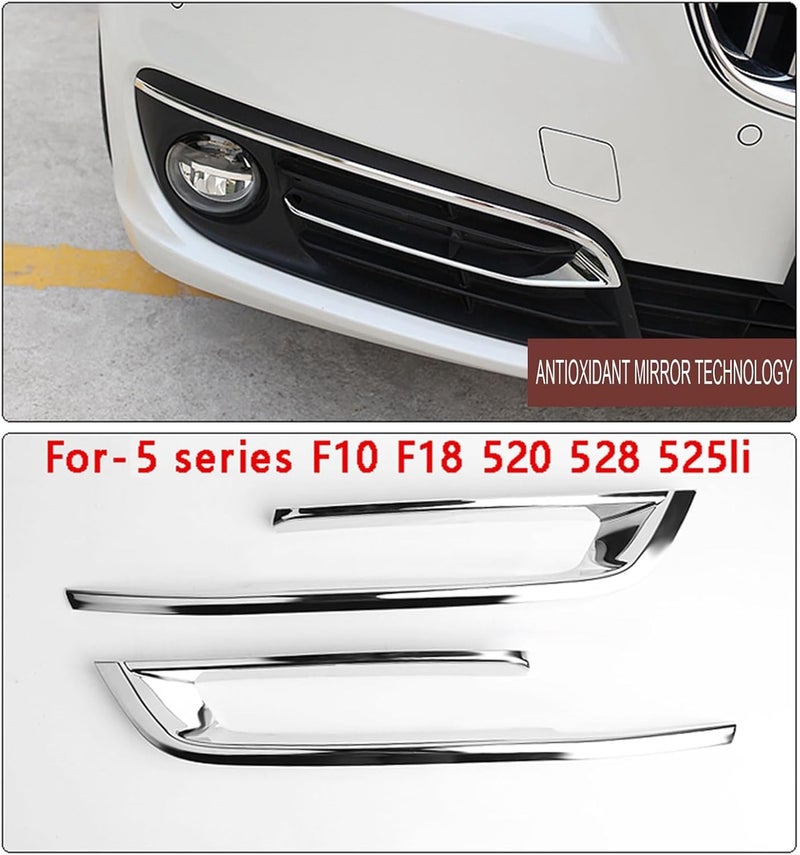 DEMULAX Fog Light Eyebrow Trim for BMW 5 Series - Image 4