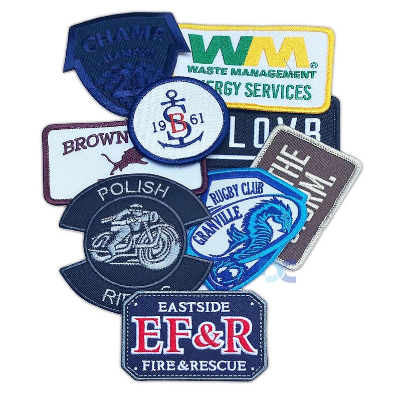 Daily Crafts Daily Crafts Styles Pack of 5 Random Assorted Badges Embroidered Patches Sew OnIron On Patch Applique for Clothes Dress Hat Jeans DIY Accessories - Image 3