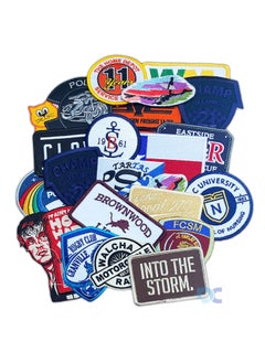 Daily Crafts Daily Crafts Styles Pack of 5 Random Assorted Badges Embroidered Patches Sew OnIron On Patch Applique for Clothes Dress Hat Jeans DIY Accessories  - Image 2