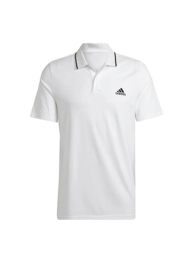 adidas Originals M Sl Pq Ps White Training Polo Shirts 2XS