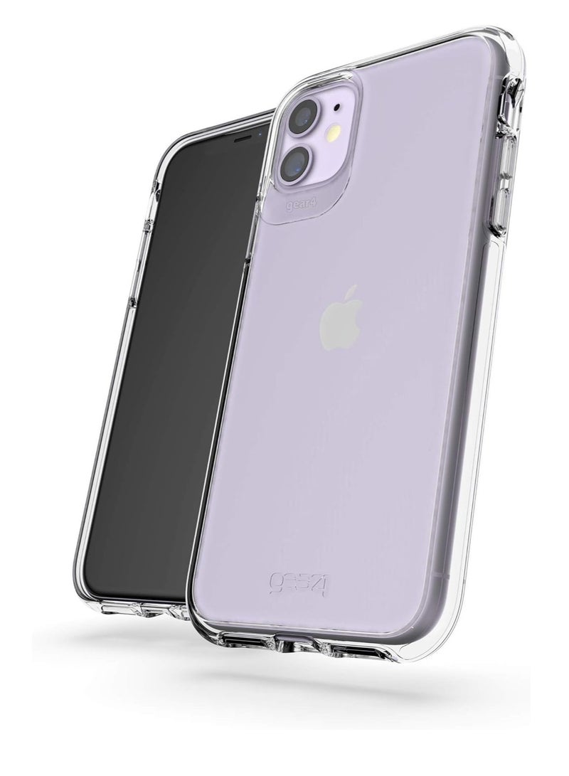 Gear4 for iPhone 11 6.1-Inch Case Transparent, Heavy Duty Durable 3-Layer [Not Yellowing][Military Grade Drop Protection] Shockproof/DropProof Protective Cover - Clear - Image 2