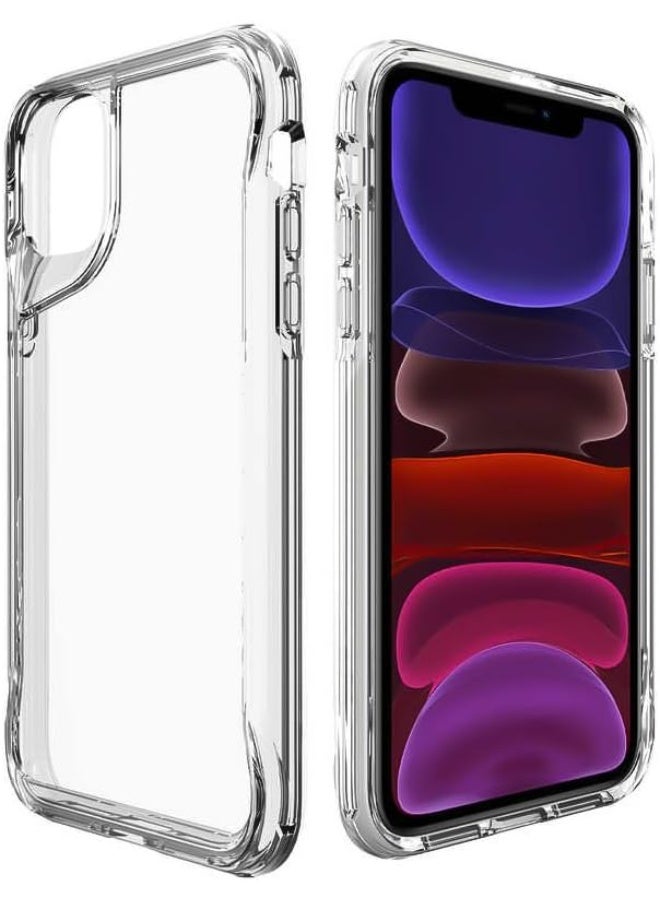 Gear4 for iPhone 11 6.1-Inch Case Transparent, Heavy Duty Durable 3-Layer [Not Yellowing][Military Grade Drop Protection] Shockproof/DropProof Protective Cover - Clear - Image 1