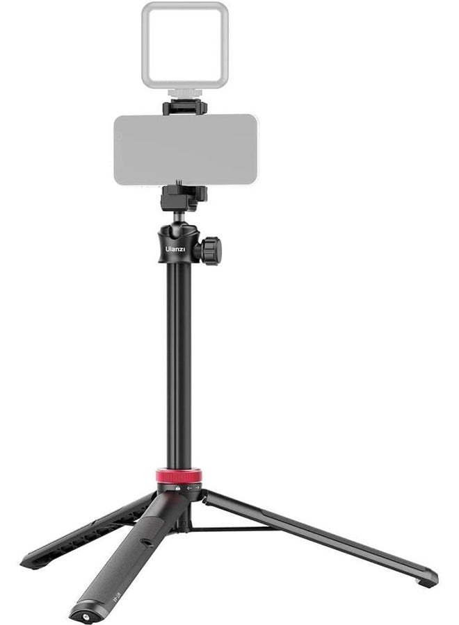 يولانزي حامل ثلاثي القوائم ULANZI MT-44 قابل للتمديد للهاتف، حامل فيديو سيلفي بطول 59 بوصة مع مشبك هاتف 2 في 1، رأس كروي 360 درجة - حامل ثلاثي القوائم لهاتف iPhone وSony وCanon وكاميرا الحركة، خفيف الوزن للسفر - Image 3