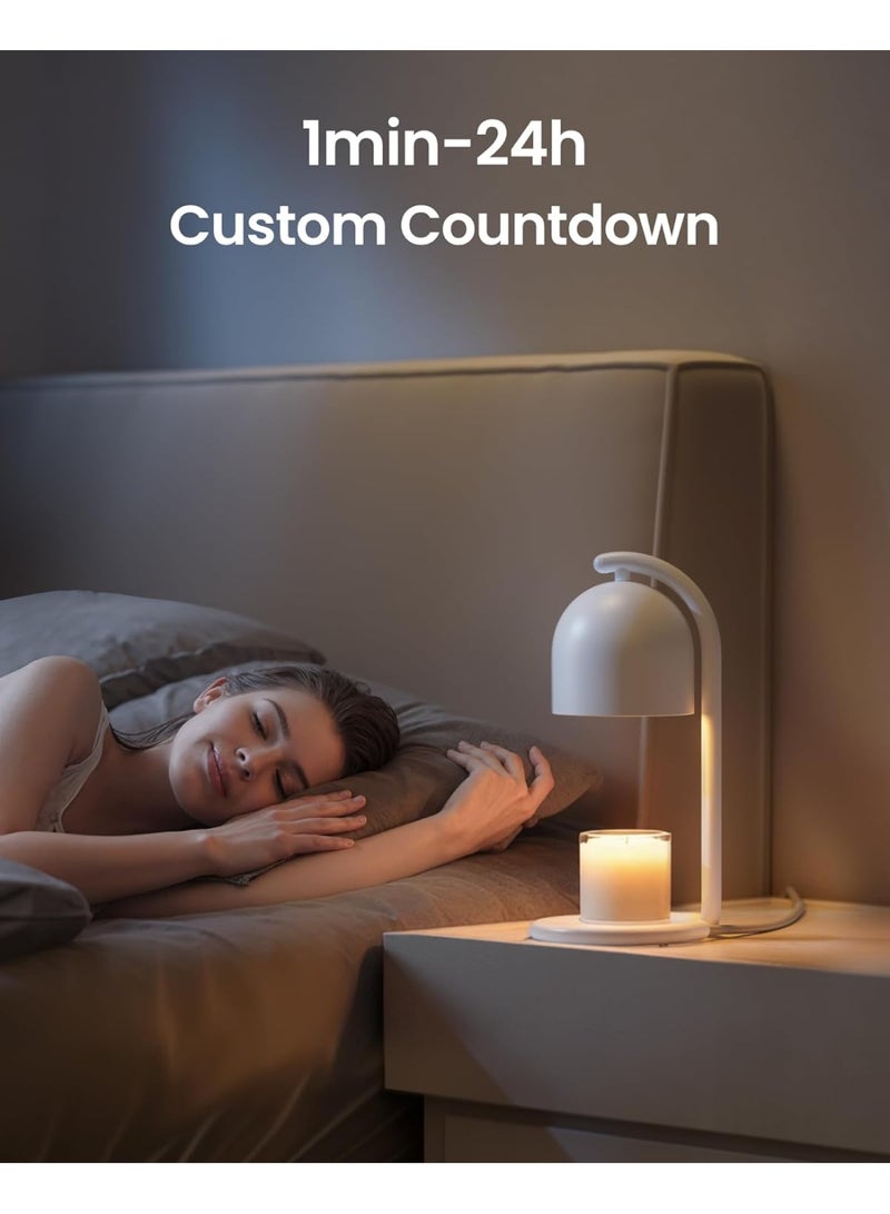 SwitchBot Smart Candle Warmer Lamp with Voice Control & Timer, Matter Compatible Candle Wax Melter, Dimmable Flameless Candle Warmer for Scented Candles, Works with Apple Home, Google Home & Smart Assistants, Home Decor Gift for Women - Image 2