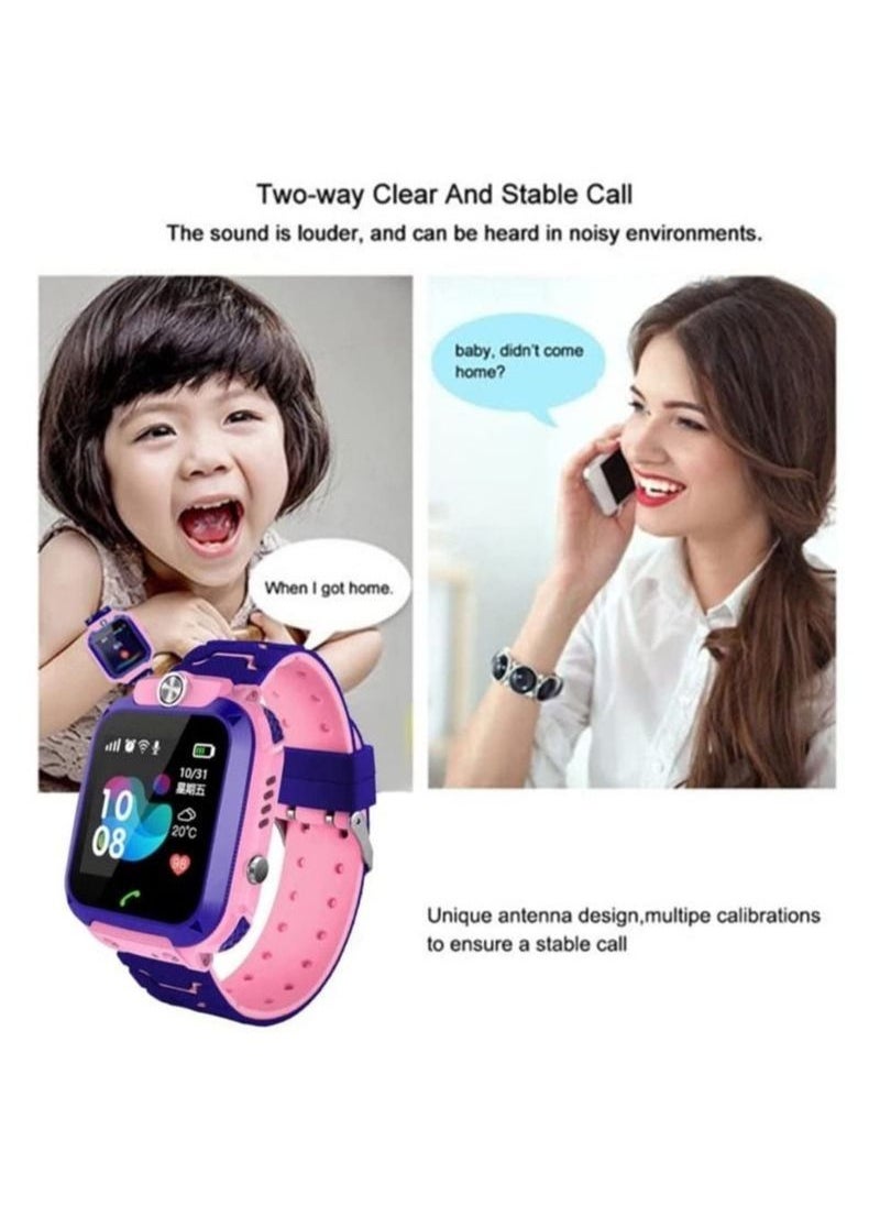 Generic - Children's smart watch, Timer alarm clock, Flashlight lighting,puzzle game, IP67 Waterproof Touch Screen Call and Message Reminder - Image 1