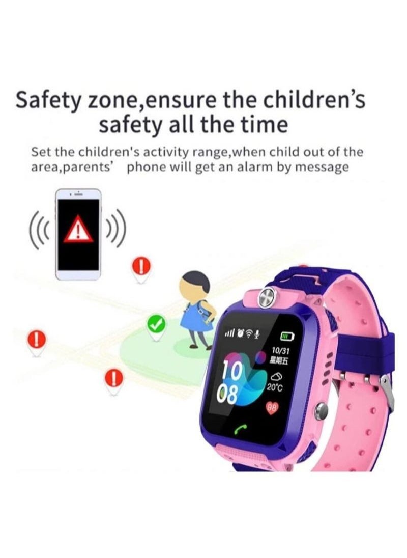 Generic - Children's smart watch, Timer alarm clock, Flashlight lighting,puzzle game, IP67 Waterproof Touch Screen Call and Message Reminder - Image 1