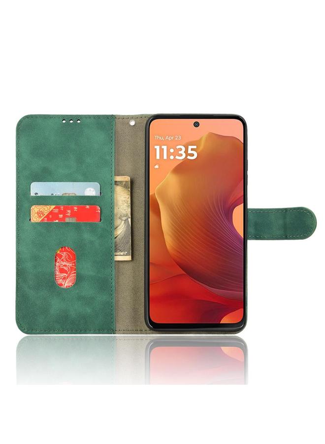 اس-توب جراب لهاتف Motorola Moto G15 4G جراب هاتف جلدي قابل للطي مغناطيسي بملمس الجلد - Image 4