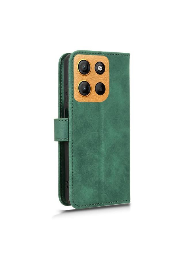 اس-توب جراب لهاتف Motorola Moto G15 4G جراب هاتف جلدي قابل للطي مغناطيسي بملمس الجلد - Image 3