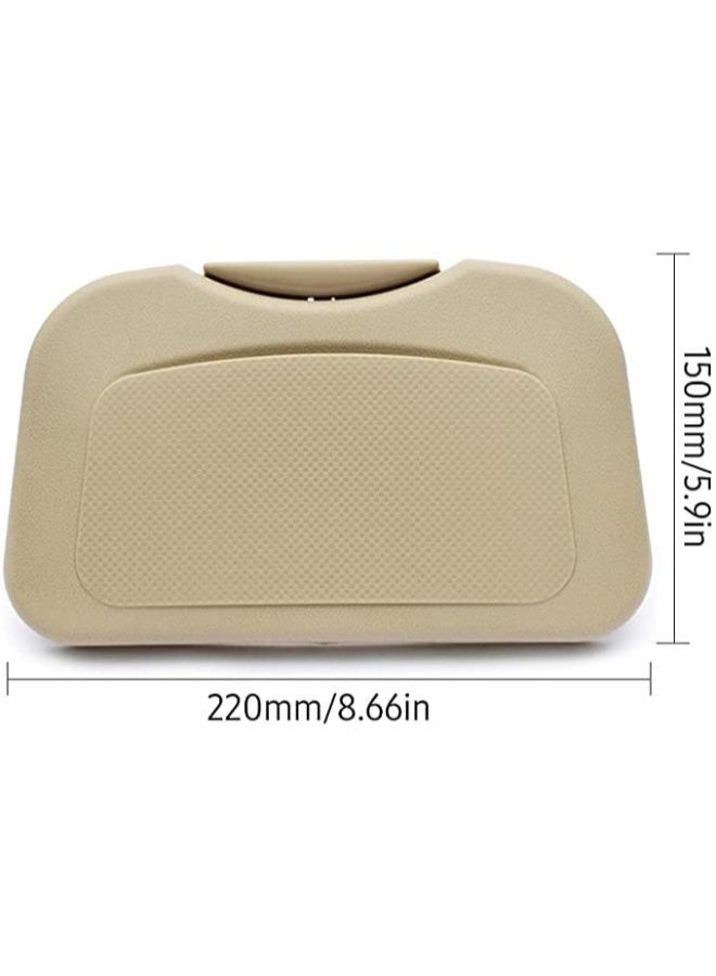 Back Seat Car Organizer with Tray Table Back Seat Mounted Dining Table Foldable Back Seat Tray Multi-functional with Water Cup Bottle Beverage Stand - Image 2