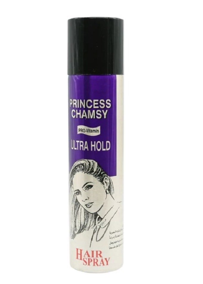 PRINCESS CHAMSY HAIR SPRAY ULTRA HOLD, 300ML