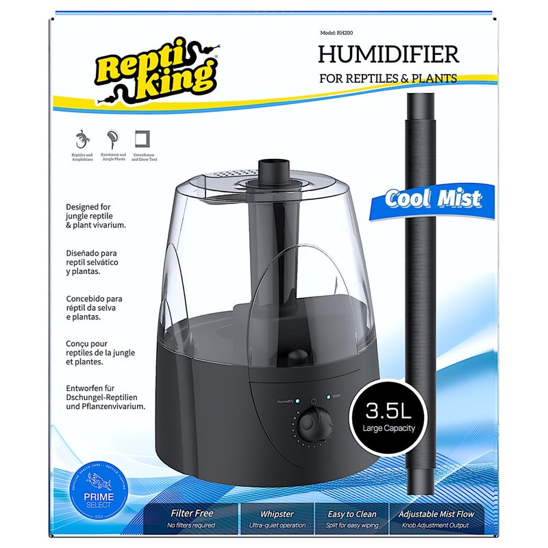 Reptile Fogger Terrarium Humidifier Plant Humidifier Fog Machine Mister for Reptiles and Plants Vivarium 35L Large Capacity Ideal for ReptilesAmphibiansGrow RoomGrow Tent Humidifiers