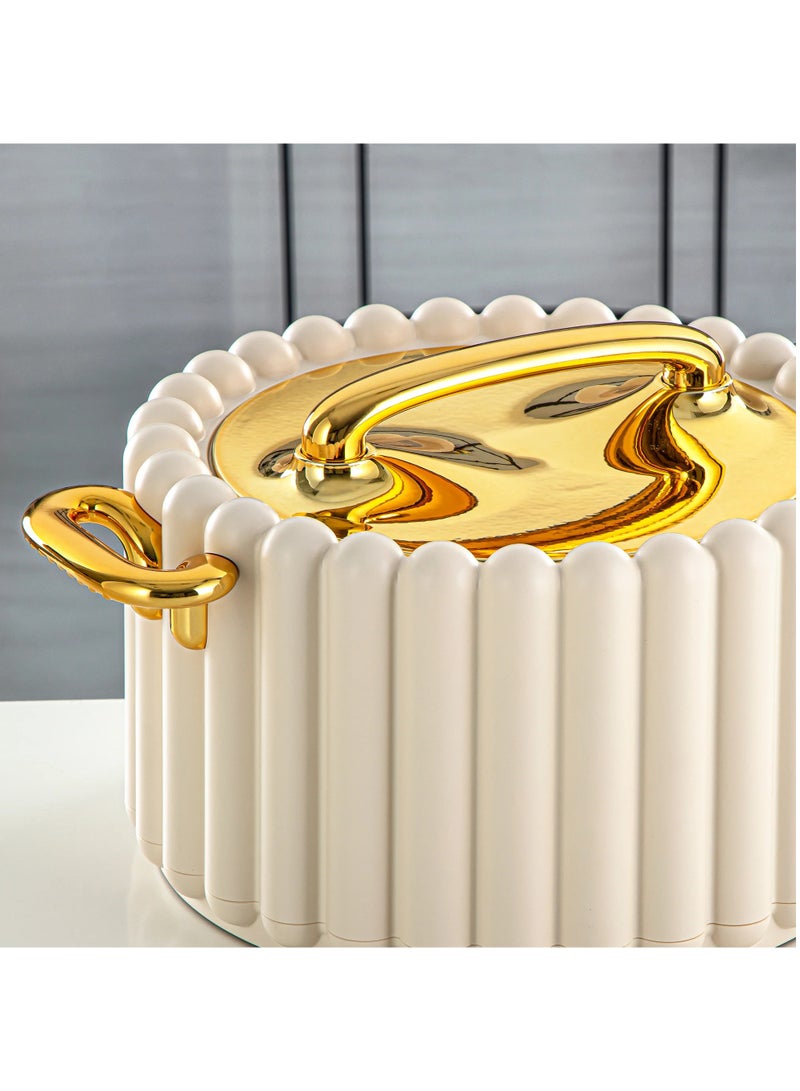 طقم حافظات طعام فاخرة مكونه من 3 قطع مقاس 1500 -2000-2500 - Image 2