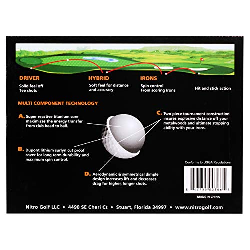 Nitro كرات جولف نيترو وردية - Image 2