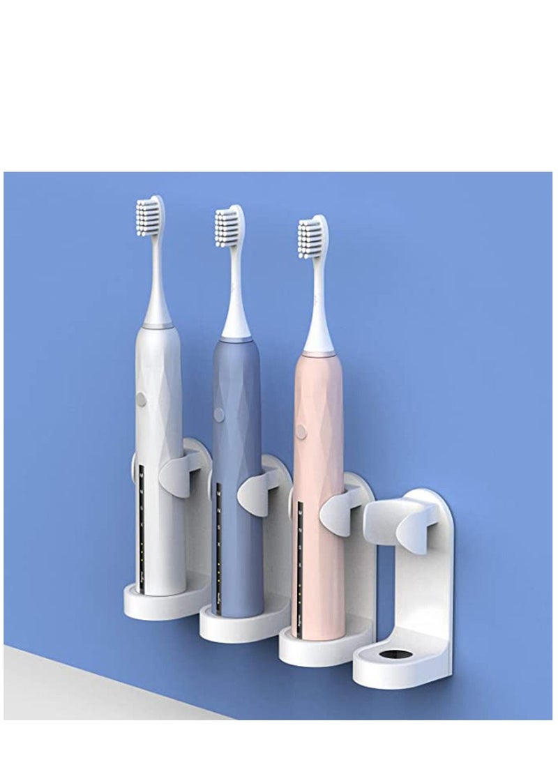 KASTWAVE Adhesive Electric Toothbrush Holder, Wall Mounted Tooth Brush Organizer 2 Pack - Image 2
