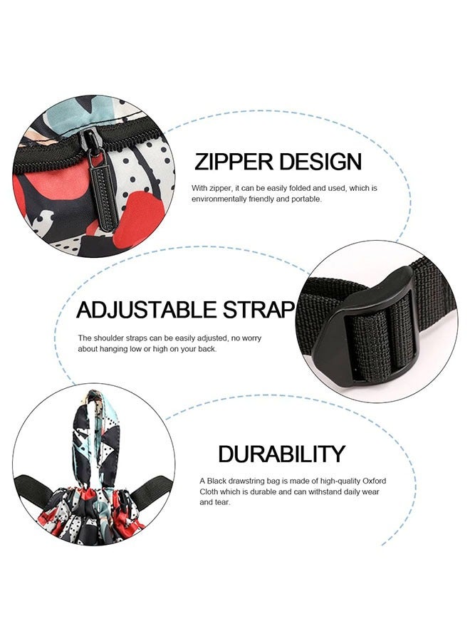 meayul Waterproof Drawstring Bags, Drawstring Swim Sports Bag, Foldable Gym Travel Bags, Backpacks Casual Lightweight Outdoor Backpack, for Gym Shopping Hiking Sport Yog, for Men Women Girls Students - Image 4