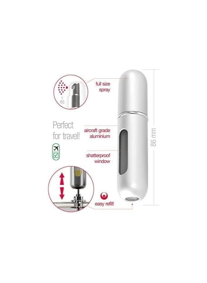 بخاخ عطر محمول بحجم الجيب – قابل لإعادة التعبئة – تصميم أنيق متعدد الألوان - Image 5
