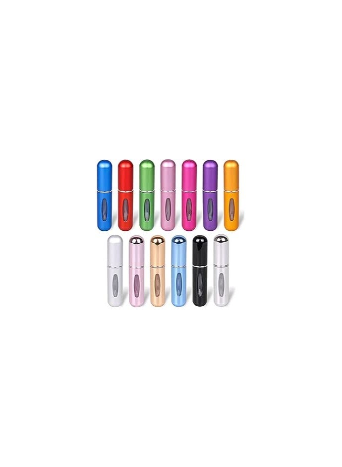 بخاخ عطر محمول بحجم الجيب – قابل لإعادة التعبئة – تصميم أنيق متعدد الألوان - Image 1
