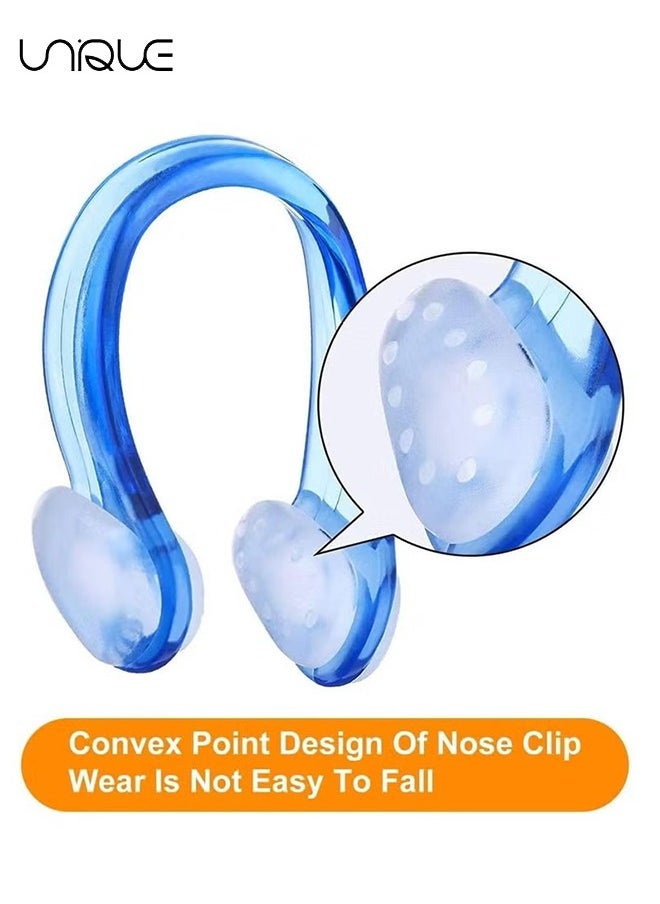 Unique 3Pack Nose Clips and Earplugs Set, Swimming Soft Silicone Nose Plugs and Ear Plugs for Swimming Adults Kids Nose Ear Protectors Kit ideal for Beginner  - Image 2