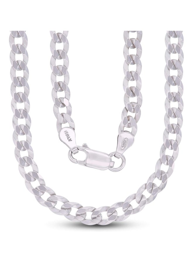 Solid 925 Sterling Silver 3mm-16mm Cuban  - Image 4