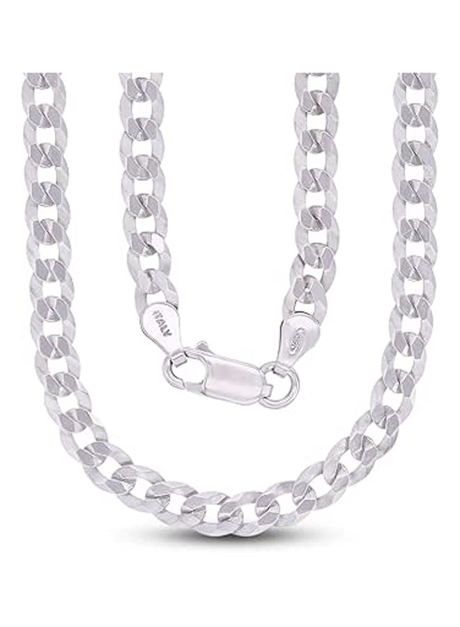 Solid 925 Sterling Silver 3mm-16mm Cuban  - Image 1