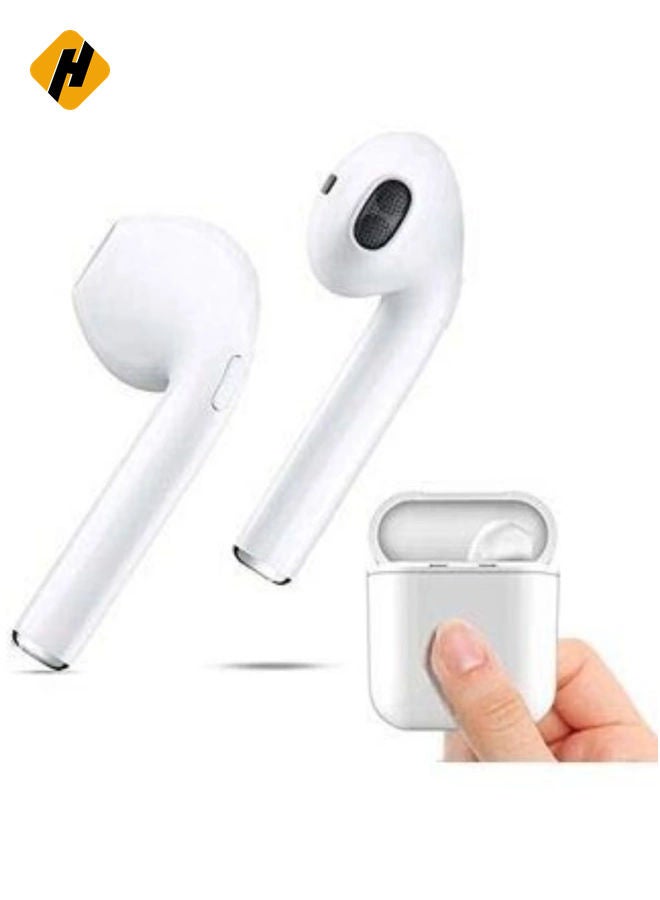 HuHa Germany Original Quality Air-3 Wireless In-Ear Bluetooth For iPhones And Androids White  - Image 1