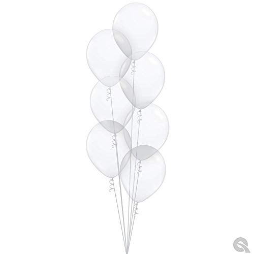 Qualatex 11" Diamond Clear Latex Balloons (100ct) by Pioneer Balloon Company - Image 4