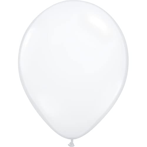 Qualatex 11" Diamond Clear Latex Balloons (100ct) by Pioneer Balloon Company - Image 1