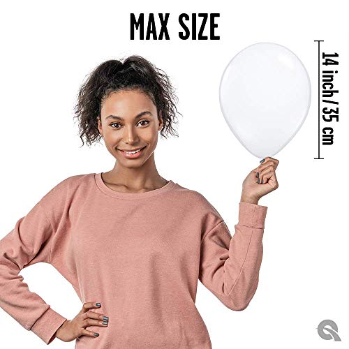 Qualatex 11" Diamond Clear Latex Balloons (100ct) by Pioneer Balloon Company - Image 3