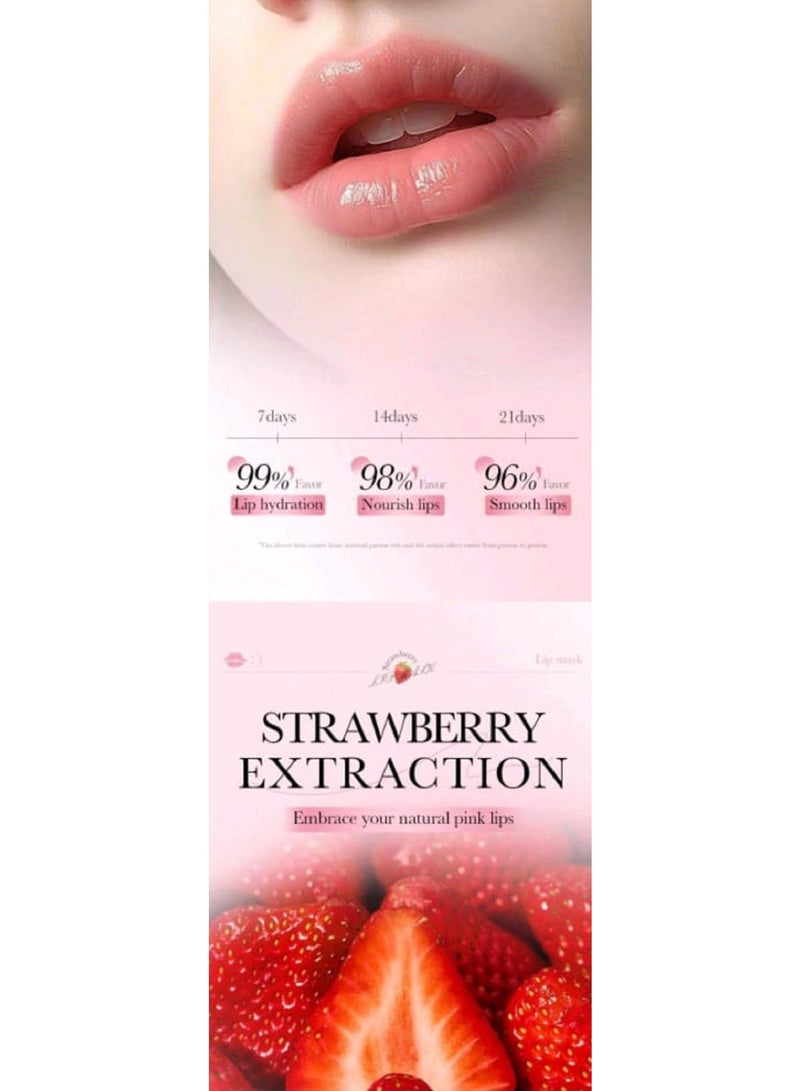 Generic MOISTURIZING SOFT LIP MASK Moisturizing And Hydrating Erase Signs Of Fatigue Natural Pink Lips Prevent Drying Brighten Lips Color Smooth Away Lip Lines Soft Lips - Image 3