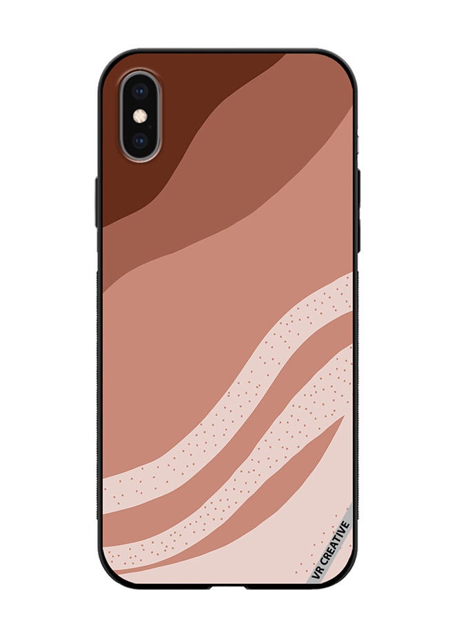 VR CREATIVE Protective Case Cover For Apple iPhone X/XS Layers Design Multicolour - Image 1