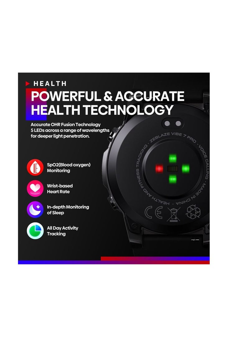 Zeblaze Zeblaze VIBE 7 PRO Voice Calling Smart Watch  Military Grade Toughness Watch  - Image 4