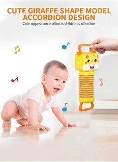 GROIC Giraffe Accordion Baby Toy, Early Development Educational Infant Lighting Music Toy Musical Instrument, Toddler Soothing and Sleeping Instrument  - Image 5