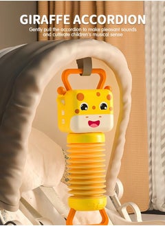 GROIC Giraffe Accordion Baby Toy, Early Development Educational Infant Lighting Music Toy Musical Instrument, Toddler Soothing and Sleeping Instrument  - Image 2