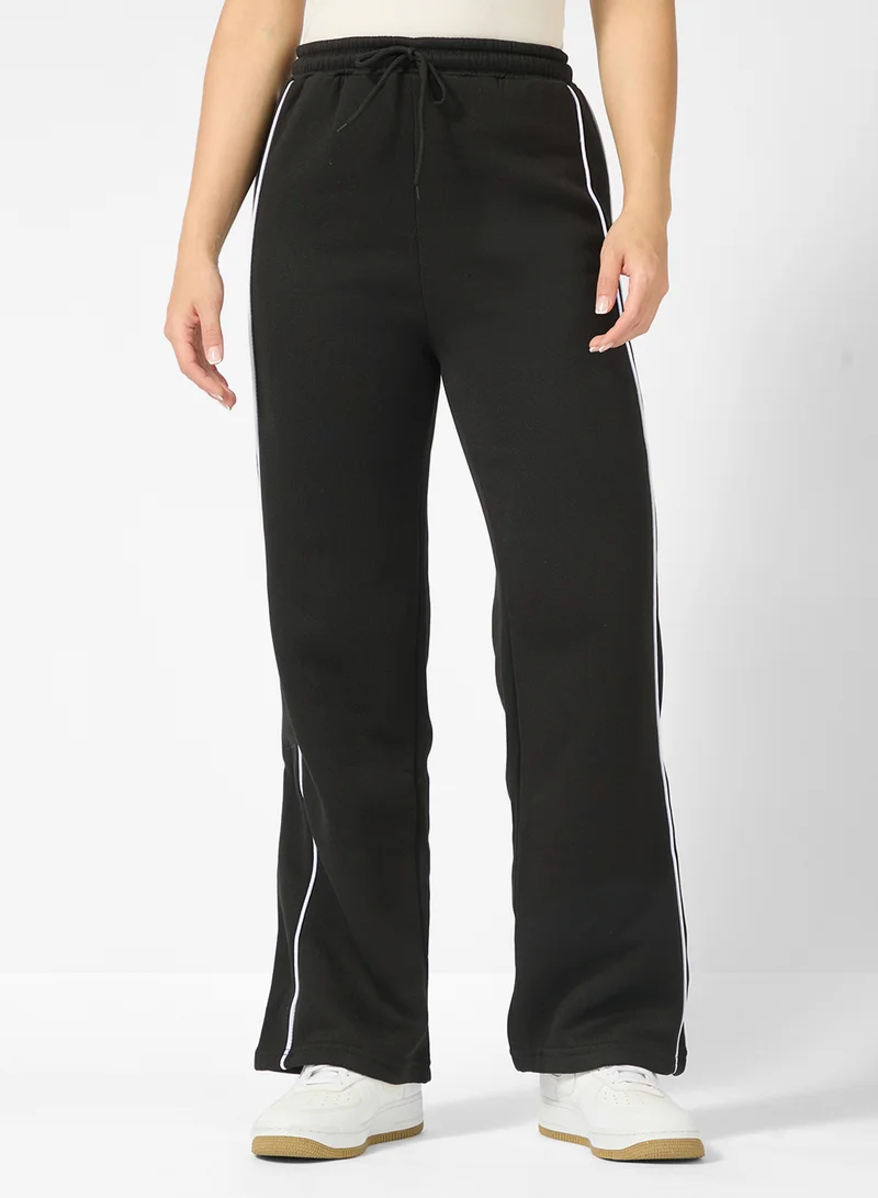 جينجر Zip Up Contrast Trim Detail Tracksuit