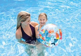 Intex Lively Print Inflatable Beach Ball | Assorted  Colour May Vary | 51cm | Ages 3+ - view 5