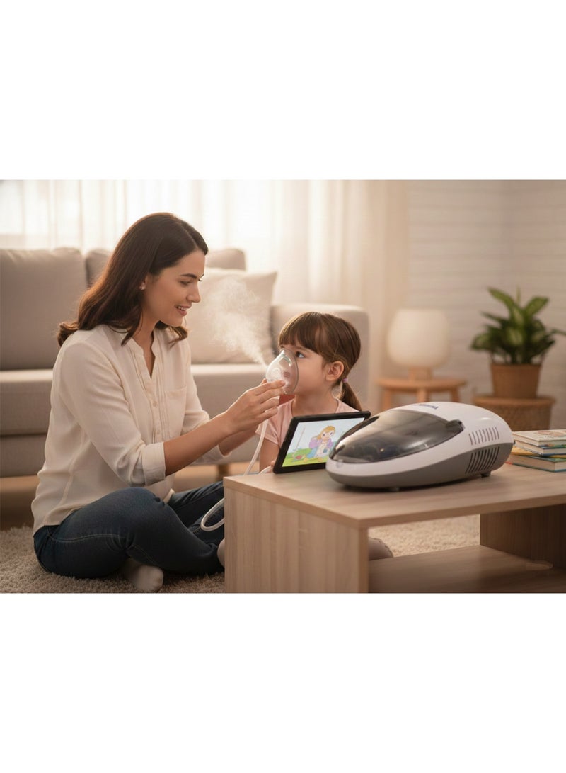 بريما تنفس طفلك أولاً، نيبولايزر مصمم خصيصاً للأطفال ، ينهي جلسة العلاج بابتسامة وبدون خوف. - Image 4