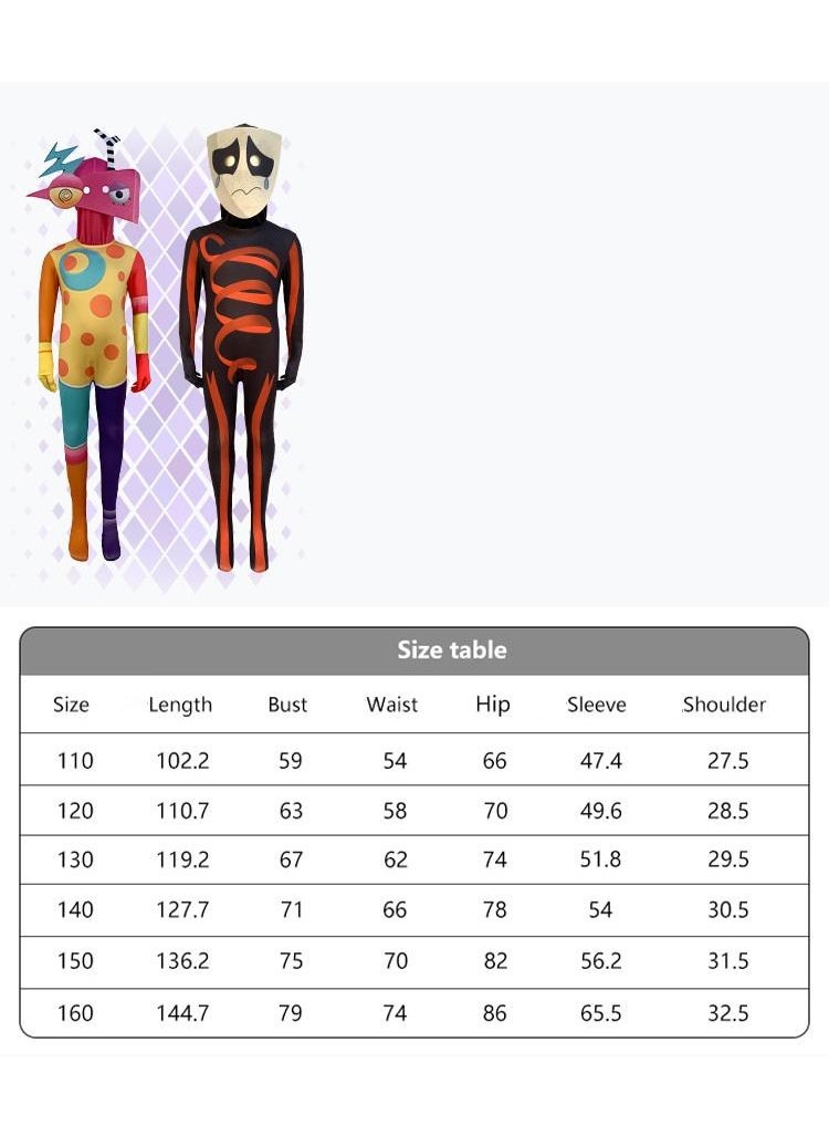 General - 1 Set Party Cosplay The Amazing Digital Circus Costume For Kids Adults Gangle Costume With Mask And A Complimentary Plush Doll - Image 1